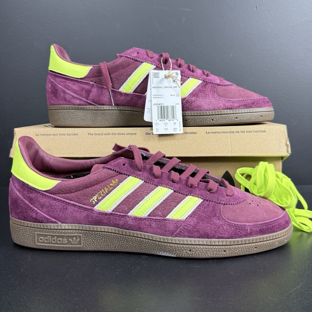 Adidas Men's Handball Spezial Size‎ 13 Weltmeister Shadow Red Yellow JH5453